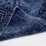 Mijölnir Juego de alfombrillas de baño de algodón 100% Azul oscuro